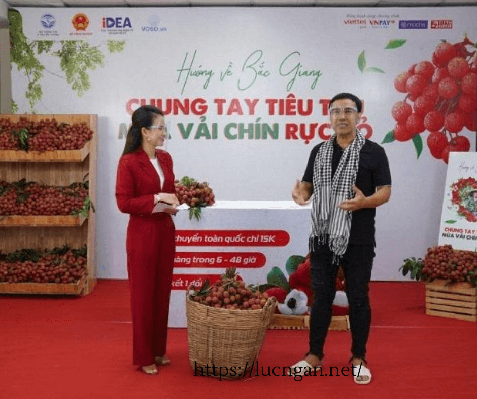 bán vải thiều 